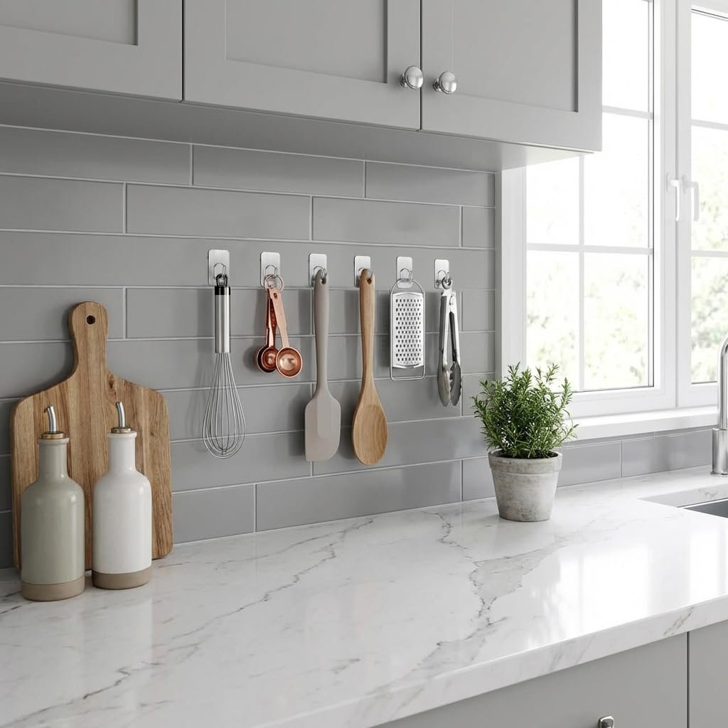 Hooks and hangers for home organisation