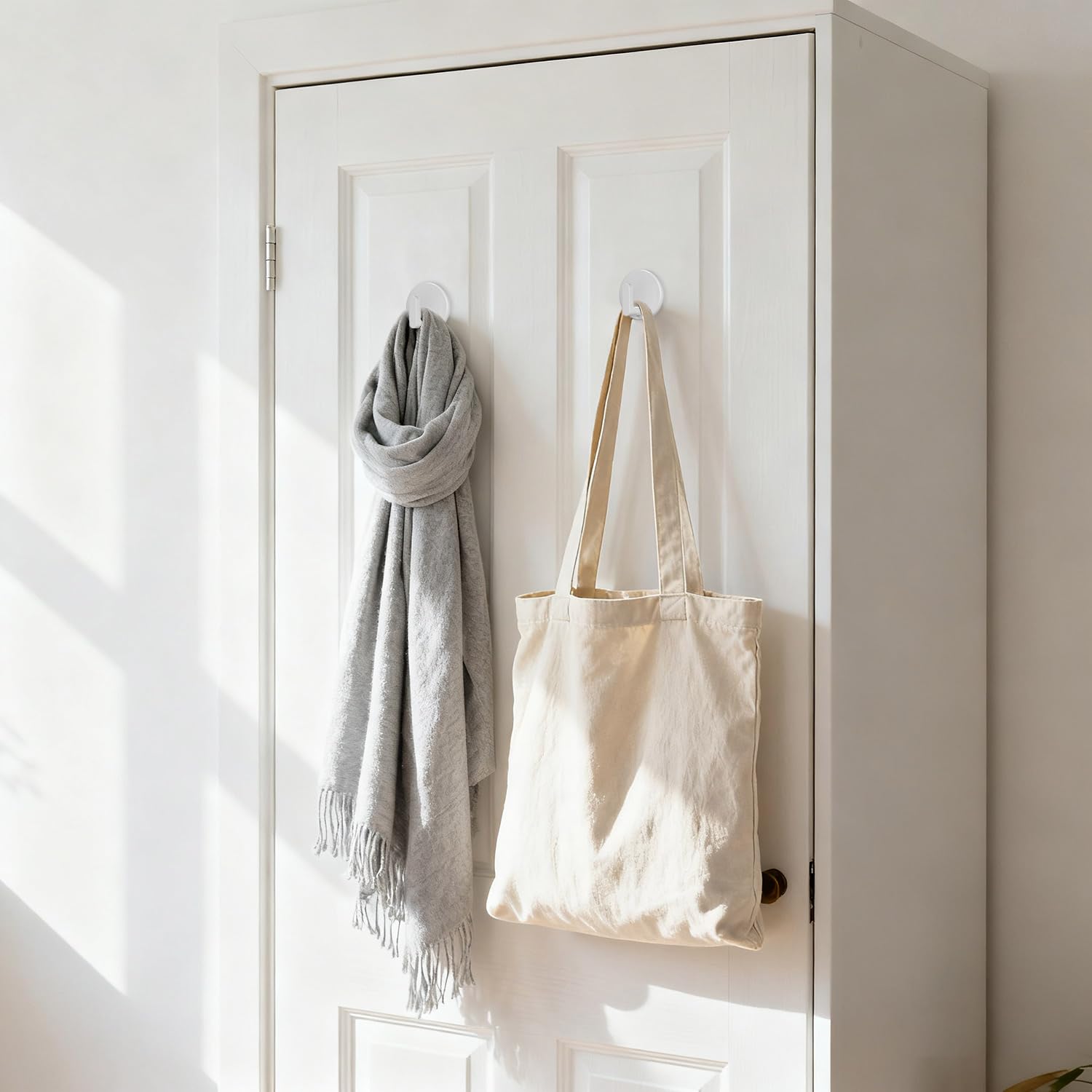 White Adhesive Hooks image 5