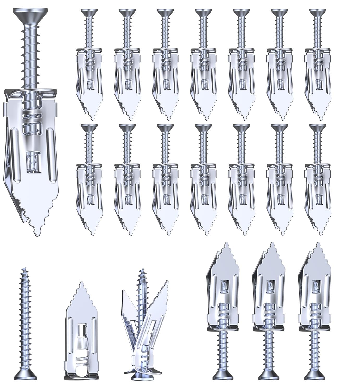 Plasterboard Fixings – Blue White Zinc