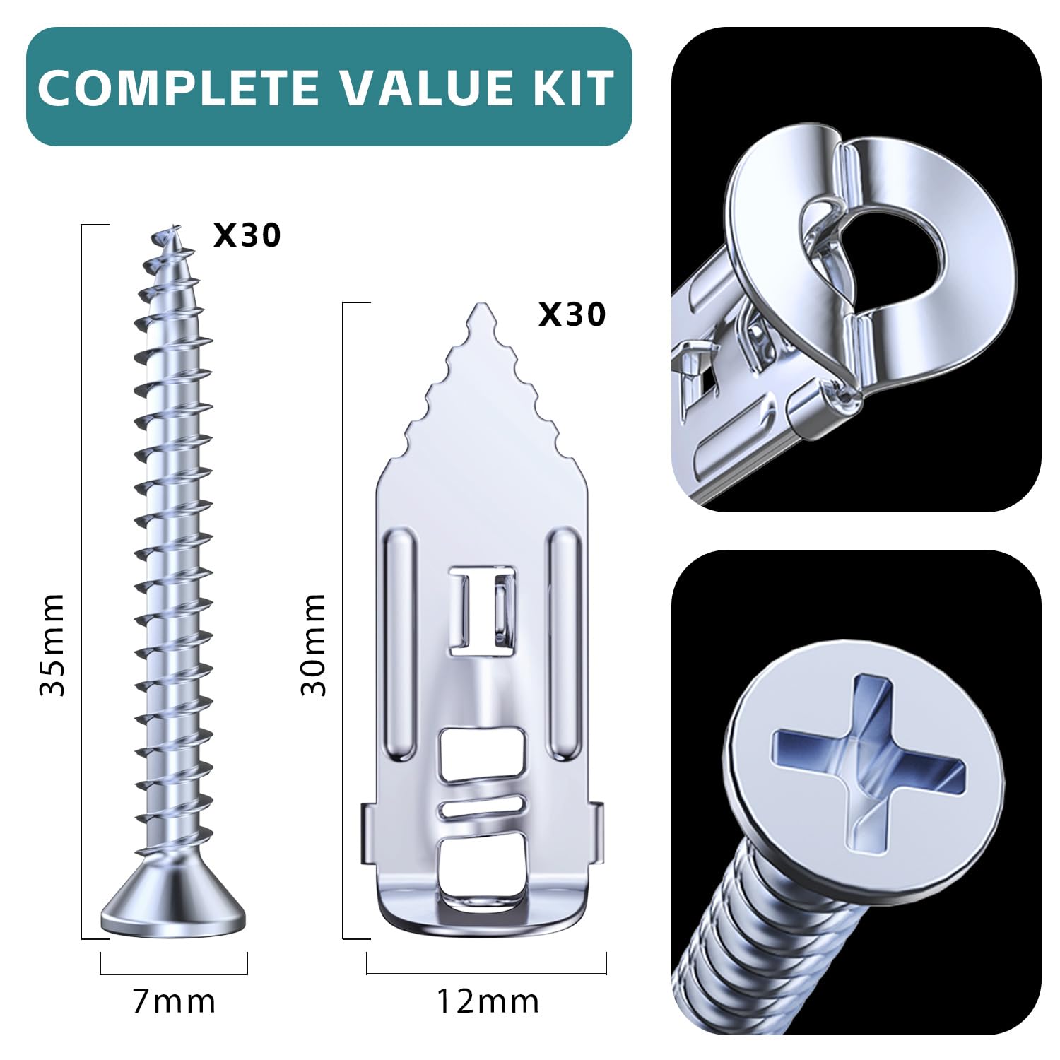 Plasterboard Fixings – Blue White Zinc image 2