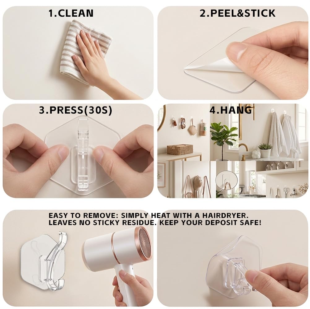 Adhesive Coat Hooks image 7