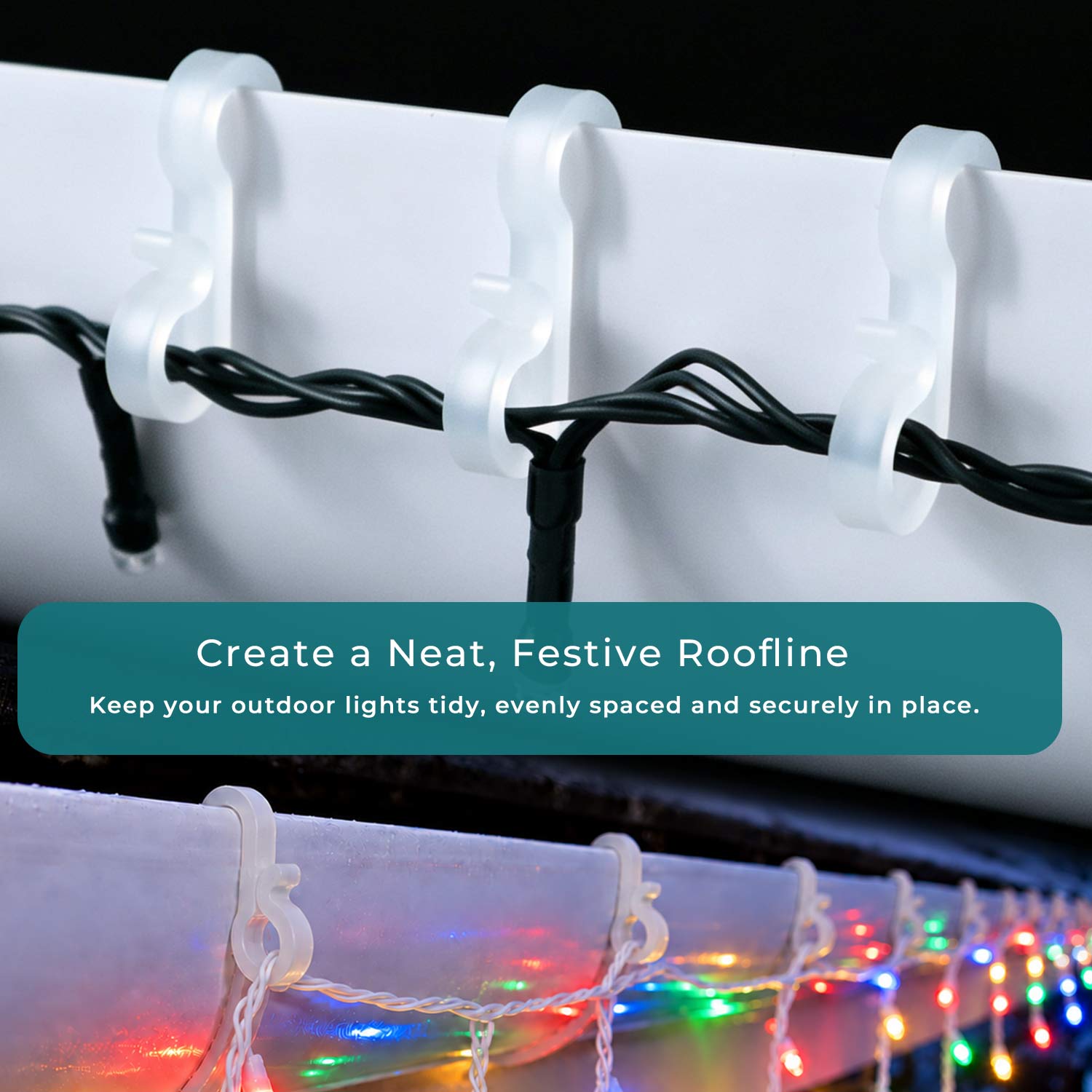 White Gutter Hooks image 7
