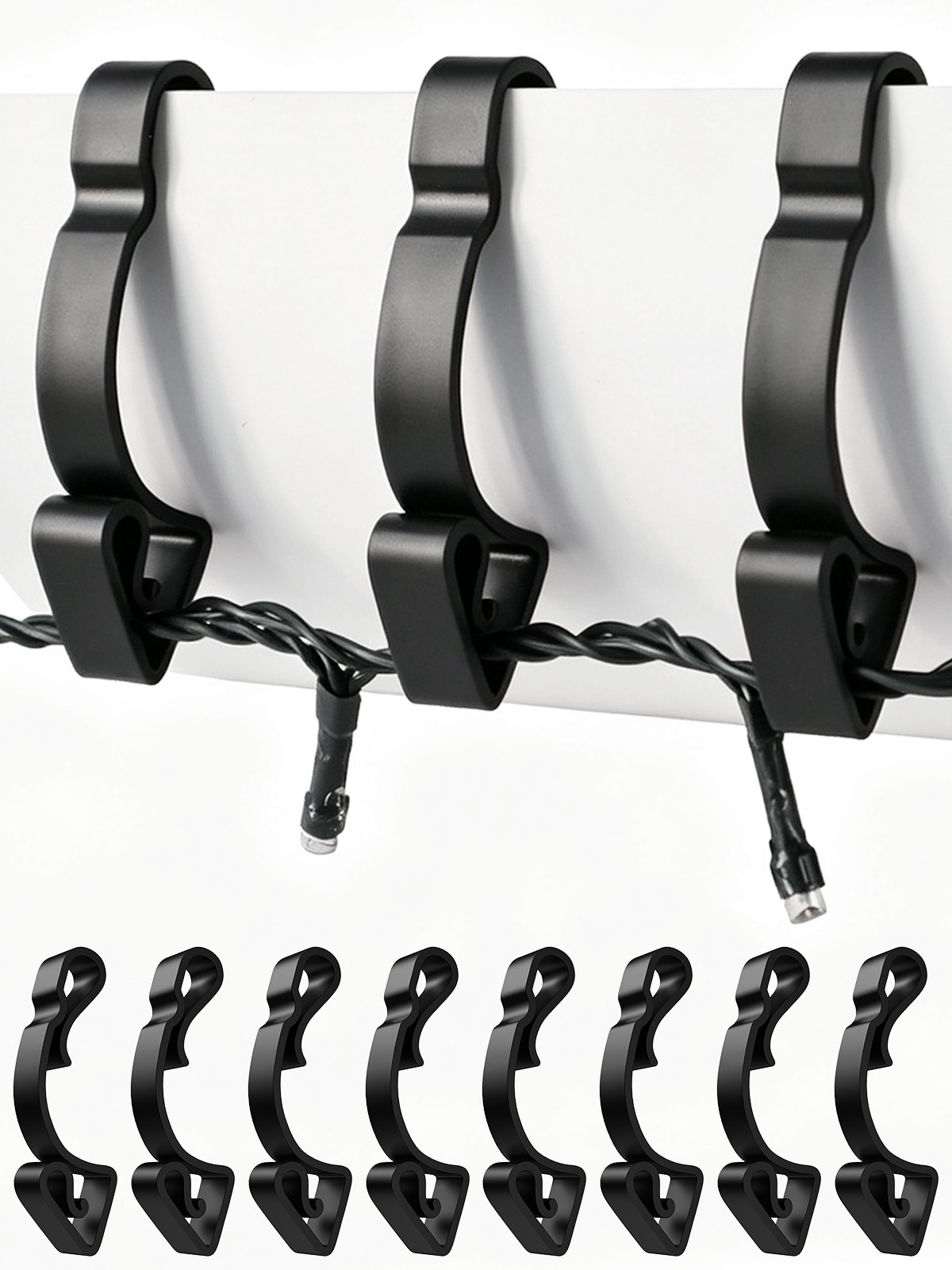 Large Black Gutter Hooks