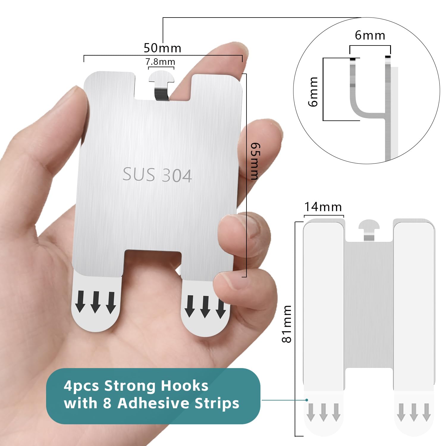 Adhesive Picture Hangers image 2