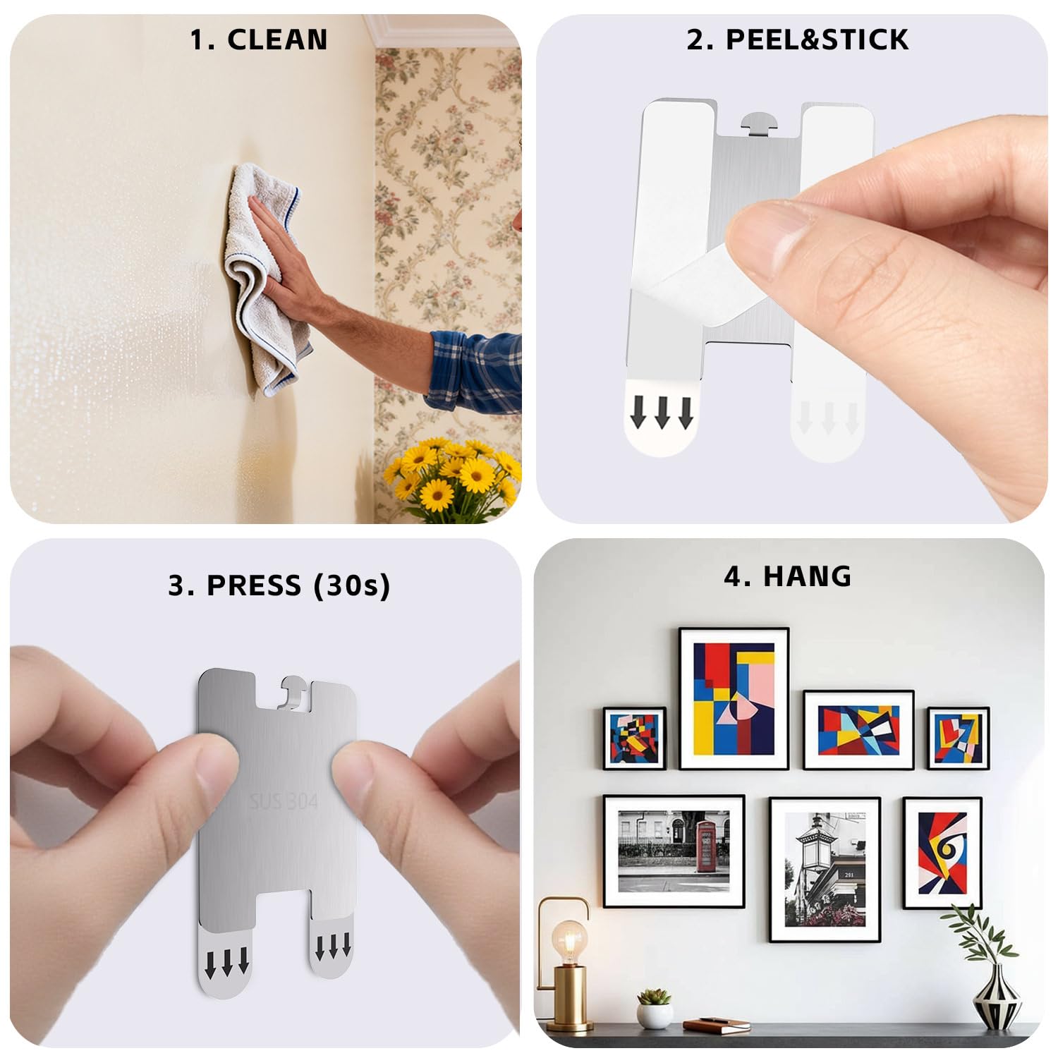 Adhesive Picture Hangers image 5