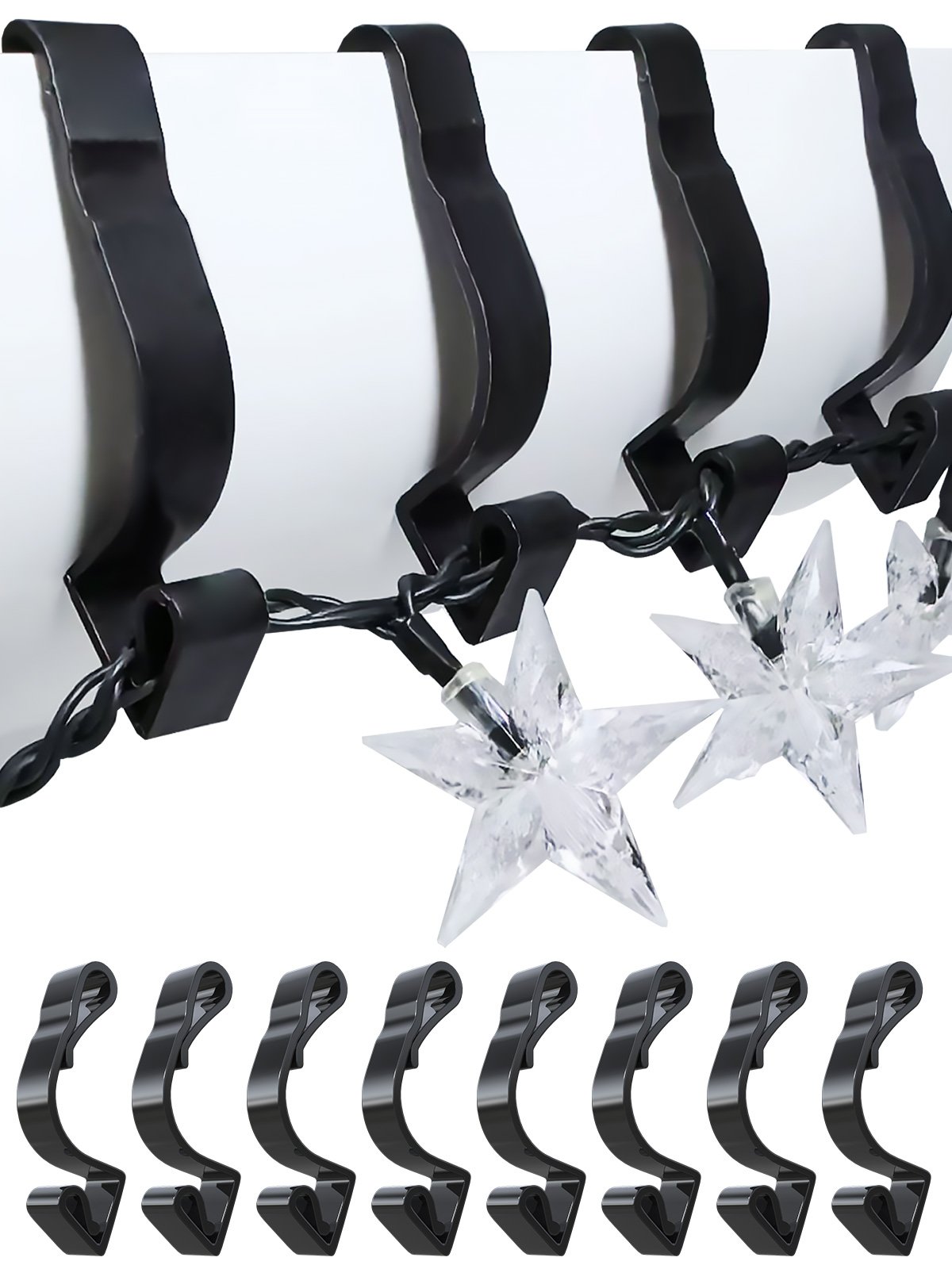 Outdoor gutter hooks